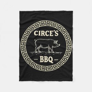Grappige Griekse mythologie Circe's BBQ Odyssee Fleece Deken