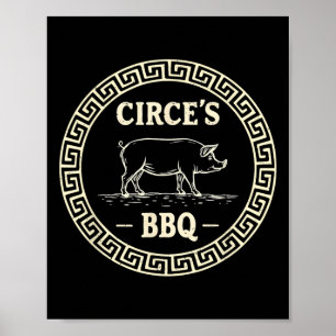Grappige Griekse mythologie Circe's BBQ Odyssee Poster