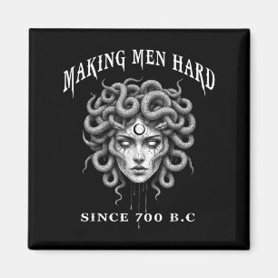 Grappige Griekse mythologie Medusa maakt mannen ha Magneet