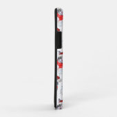 Grappige grijze en witte tabby kat Kerstmis Case-Mate iPhone Case (Achterkant/rechts)