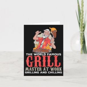Grappige Grill Master BBQ Lovers Foodies Chef gero Kaart