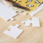 Grappige grillige honden legpuzzel (Zijkant)