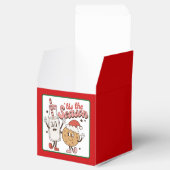 Grappige grillige kerst gunstbox bedankdoosjes (Geopend)