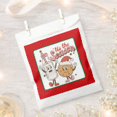 Grappige grillige kerst gunstzakken bedankzakje (Geknipt)