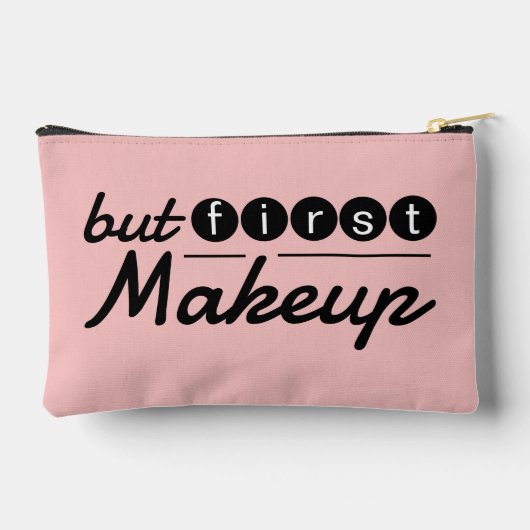 Grappige grillige  koraal rode make-up reizen etui (Achterkant)