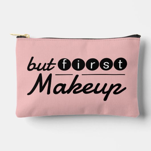 Grappige grillige koraal rode make-up reizen etui (Voorkant)