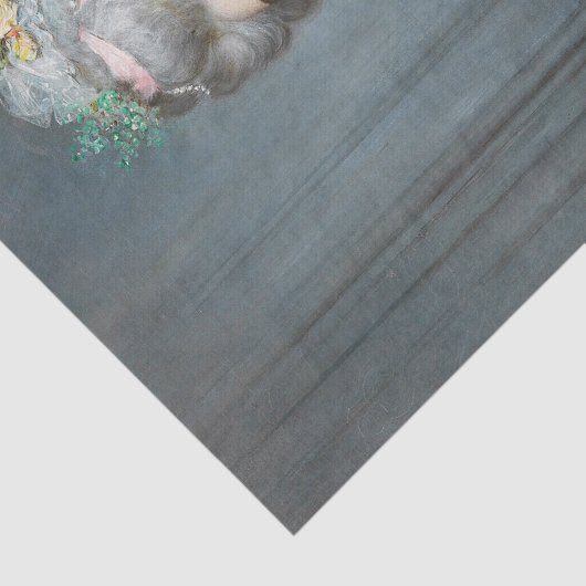 Grappige grillige Marie Antoinette Franse Decoupag Tissuepapier (Detail)