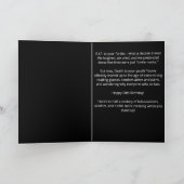 Grappige Grim Reaper Dood aan mijn jeugd 50ste ver Kaart (Binnen)