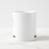 Grappige Grim Reaper Quote Spooky Halloween Night Grote Koffiekop (Voorkant)