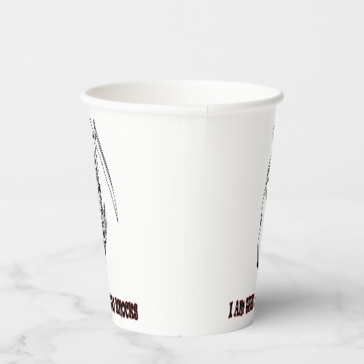 Grappige Grim Reaper Quote Spooky Halloween Night Papieren Bekers (Rechts)