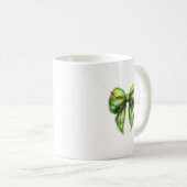 Grappige Grinchmas Coquette Bow Koffiemok (Voorkant rechts)
