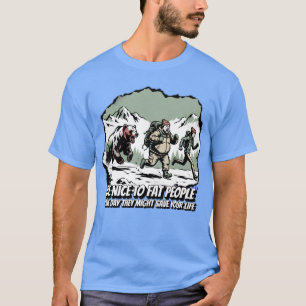 Grappige Grizzlybeer Wandeling T-shirt