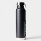 Grappige groene bierfles gepersonaliseerde waterfl waterfles (Voorkant)