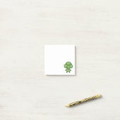Grappige Groene Broccoli Post-it® Notes (Op bureau)
