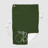 Grappige groene golf grap golfhanddoek (Insitu)