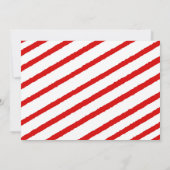 Grappige Groene & Rode Elf Verjaardagsfeestfoto Kaart (Achterkant)