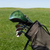 Grappige Groene Watermeloen Rind Fruit Driver Golfheadcover (Insitu)