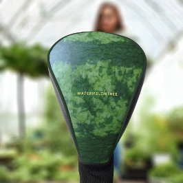 Grappige Groene Watermeloen Rind Fruit Driver Golfheadcover