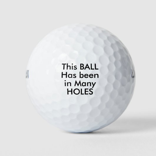 Grappige Grol Golfer Golfballen (Voorkant)