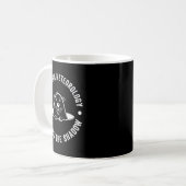 Grappige Grondhogs Dag citaat, Respecteer De Schad Koffiemok (Voorkant links)