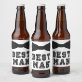 Grappige Groomsman Bier Labels, Groomsman voorstel Bier Etiket (Flessen)