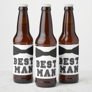 Grappige Groomsman Bier Labels, Groomsman voorstel Bier Etiket