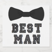 Grappige Groomsman Bier Labels, Groomsman voorstel Bier Etiket (Enkel label)