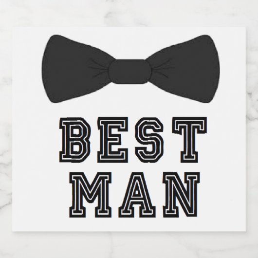 Grappige Groomsman Bier Labels, Groomsman voorstel Bier Etiket (Enkel label)