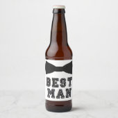 Grappige Groomsman Bier Labels, Groomsman voorstel Bier Etiket (Voorkant)