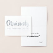 Grappige Groomsman of Beste Man - Uiteraard Folie Kaarten (Display)