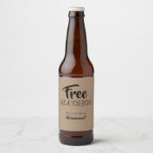 Grappige Groomsman voorstel Bier Etiket (Voorkant)