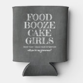 Grappige Groomsman voorstel Blikjeskoeler (Voorkant)