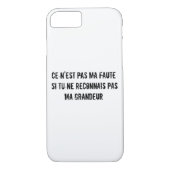 Grappige grootheid in het Frans Case-Mate iPhone Case (Achterkant)