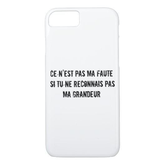 Grappige grootheid in het Frans Case-Mate iPhone Case (Achterkant)