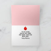 Grappige grootmoeder kerst Kaart (Binnen)