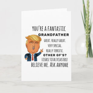 Grappige grootvader verjaardag beste cadeau kaart