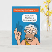 Grappige grootvader Verjaardag Kaart (Gele Bloem)