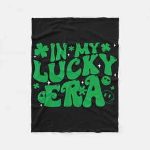 Grappige Groovy St. Patricks Dag Shamrock In Mijn Fleece Deken