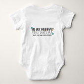 Grappige Groovy Stinkende Broek Tijdperk Jongens B Romper (Achterkant)