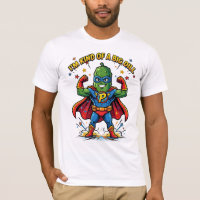 Grappige Grote Augurk Superheld Comic Strip