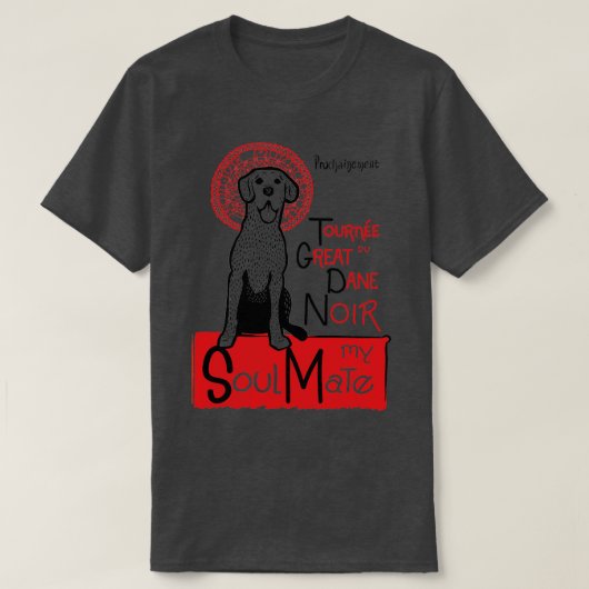 Grappige Grote Deen Eigenaar Gift Grote Deen Art T-shirt (Design voorkant)