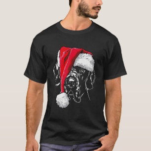 Grappige Grote Deen Kerstmis Hond Mam Gift Pres T-shirt