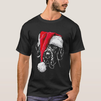 Grappige Grote Deen Kerstmis Hond Mam Gift Pres T-shirt