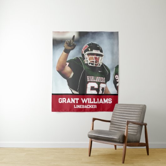 Grappige Grote Foto Wandkleed (In situ)