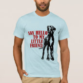 Grappige grote Great Dane herenmode  T-shirt (Voorkant)