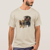 Grappige Grote Kat Stagecoach T-shirt (Voorkant)