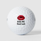 Grappige grote lippen novelty golfballen (Voorkant)