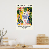 Grappige Grote Pyreneeën Kunstprint – Matisse Stij Poster (Keuken)