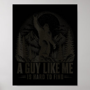 Grappige Grote Voet Rock Een Kerel Zoals Is Moeili Poster