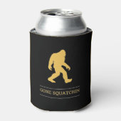 Grappige Grote Voet Weg Gesquatch Sasquatch Blikjeskoeler (Blikje Voorkant)